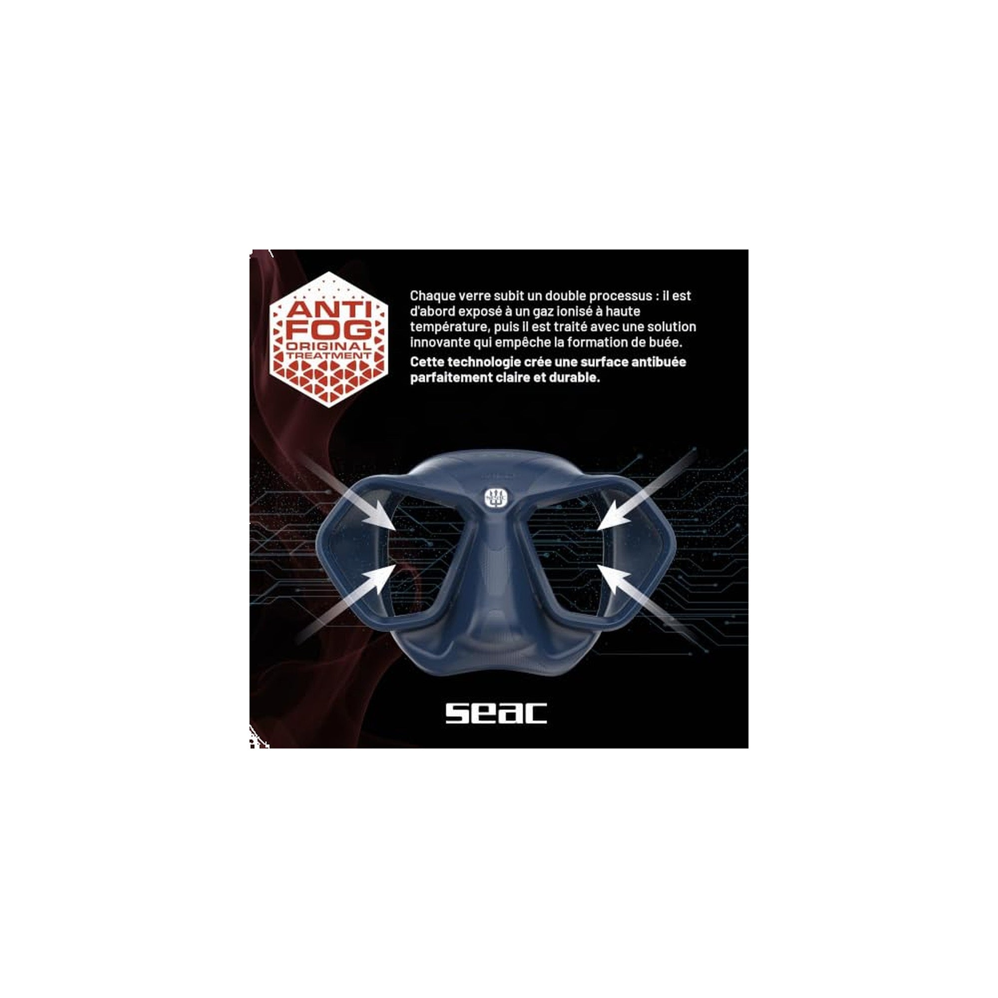 Masque de chasse sous-marine SEAC Wild