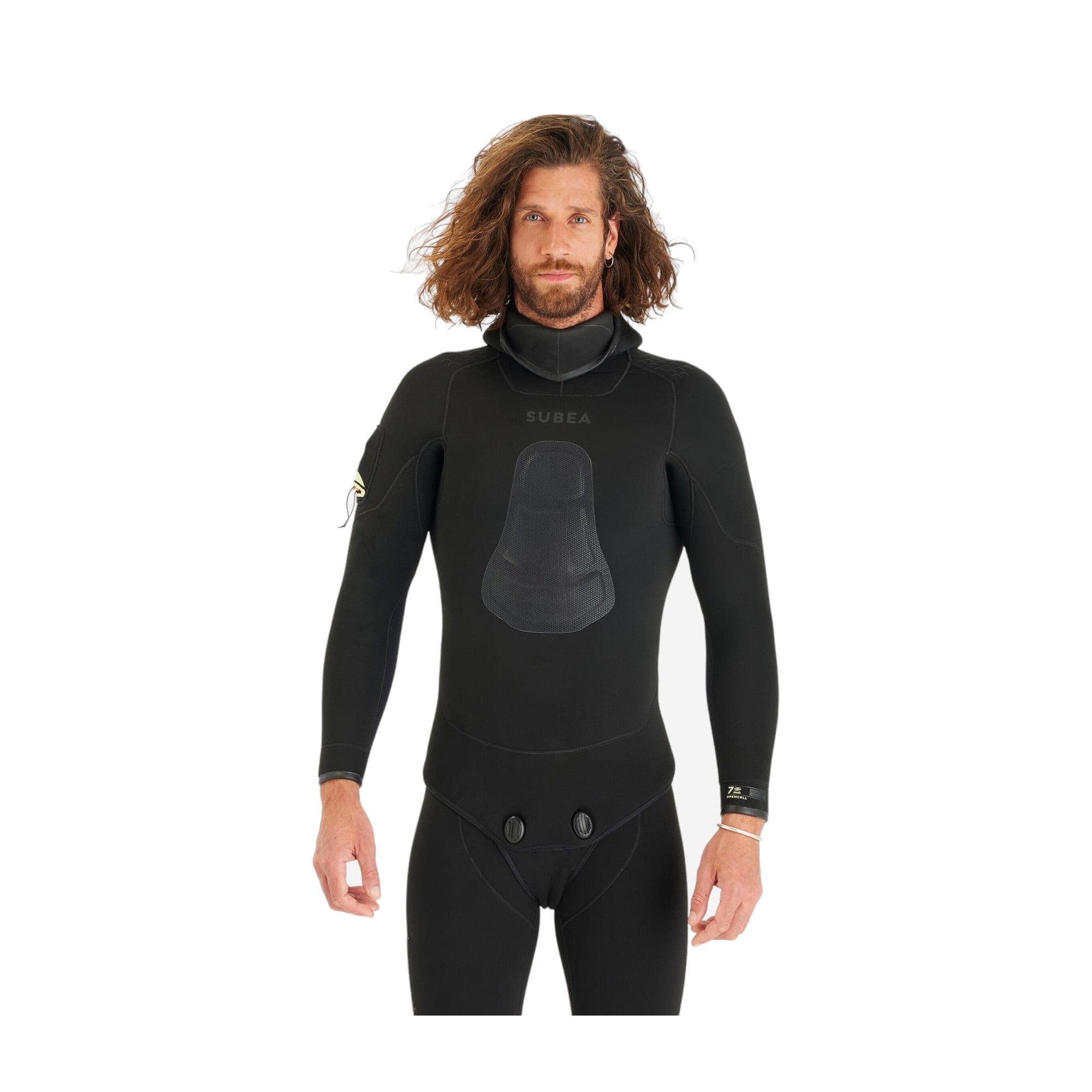 Veste de chasse sous-marine Subea SPF 900 en néoprène refendu 7 mm