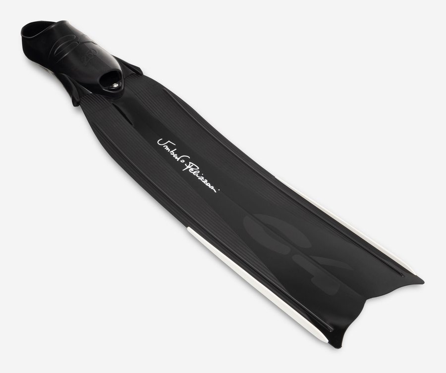 Palmes de chasse sous-marine C4 Carbon UP Soft signées Umberto Pelizzari